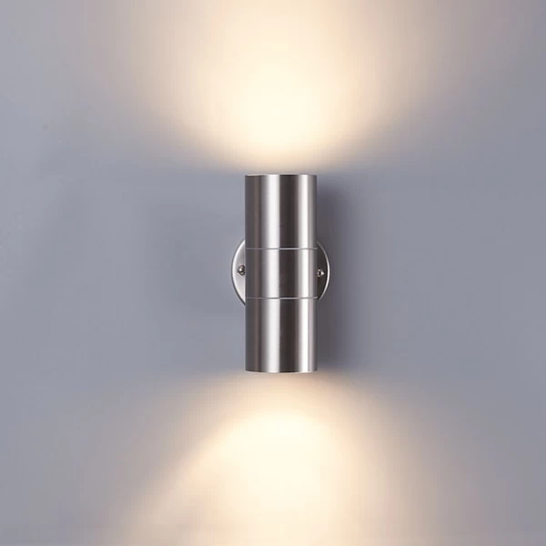 OUTSIDE STAINLESS STEEL WALL LAMP SPOT 2XGU-10 35W 110V | 3939 - Image 