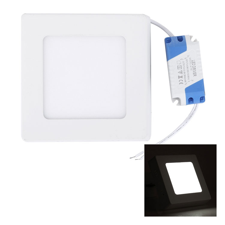 SURFACE SQUARE LED CEILING LAMP 6W-700LM-6500K | 7492LED-6W-65K