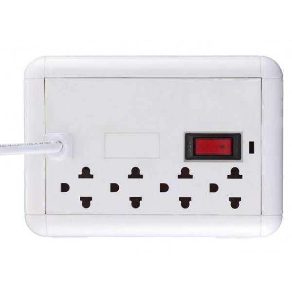 SMARTBITT VOLTAGE REGULATOR & SURGE PROTECTOR AVR 1500VA/750W CONTACT 2 USB | AVR-1500 - Image 