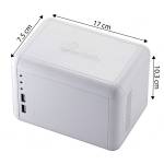 SMARTBITT VOLTAGE REGULATOR & SURGE PROTECTOR AVR 1500VA/750W CONTACT 2 USB | AVR-1500 - Image 