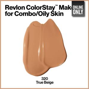 REVLON COLORSTAY LIQUID FOUNDATION SPF 15 COMBINATION/OILY SKIN TRUE BEIGE 320 | GLOW10363