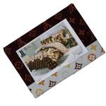 LOUIS VUITTON WHITE BROWN BEDSHEET | HIR-LV-WIT/BRUIN - Image 