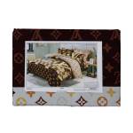 LOUIS VUITTON WHITE BROWN BEDSHEET | HIR-LV-WIT/BRUIN - Image 