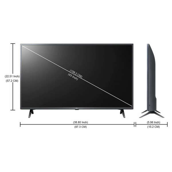 LG 43" UHD 4K SMART TV | 43UP7500 - Image 