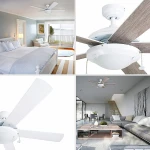 PROMINENCE HOME 52" BOLIVAR INDOOR WHITE CEILING FAN | 80101 - Image 