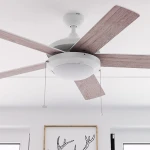 PROMINENCE HOME 52" BOLIVAR INDOOR WHITE CEILING FAN | 80101 - Image 