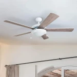PROMINENCE HOME 52" BOLIVAR INDOOR WHITE CEILING FAN | 80101 - Image 