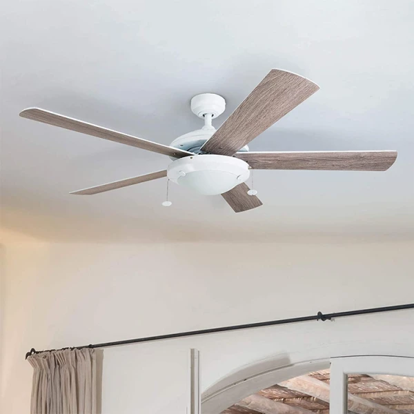 PROMINENCE HOME 52" BOLIVAR INDOOR WHITE CEILING FAN | 80101 - Image 