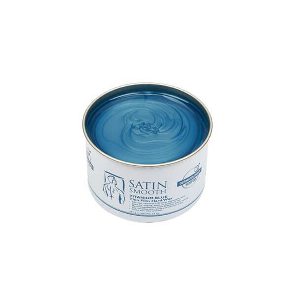 SATIN SMOOTH TITANIUM BLUE THIN FILM HAIR REMOVAL HARD WAX | SSTBHW010 - Image 