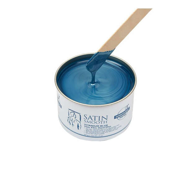 SATIN SMOOTH TITANIUM BLUE THIN FILM HAIR REMOVAL HARD WAX | SSTBHW010 - Image 