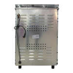 BOTRALI 4 BURNER GAS STOVE WITH LID BLACK 24'' | K60-1B - Image 