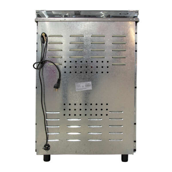 BOTRALI 4 BURNER GAS STOVE WITH LID BLACK 24'' | K60-1B - Image 