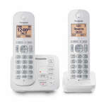 PANASONIC DECT 6.0 2-HANDSET CORDLESS PHONE WITH CALL BLOCK | KXTG7122SK - Image 