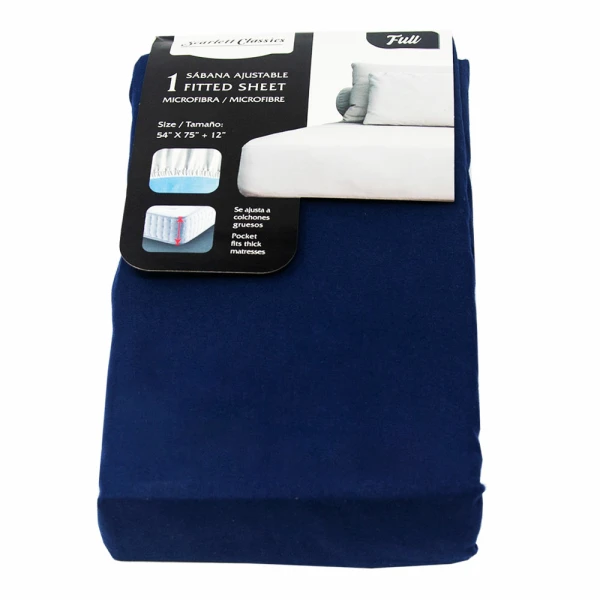 SCARLETT CLASSICS FULL-SIZED FITTED SHEET 54" X 75" | NV-761 - Image 