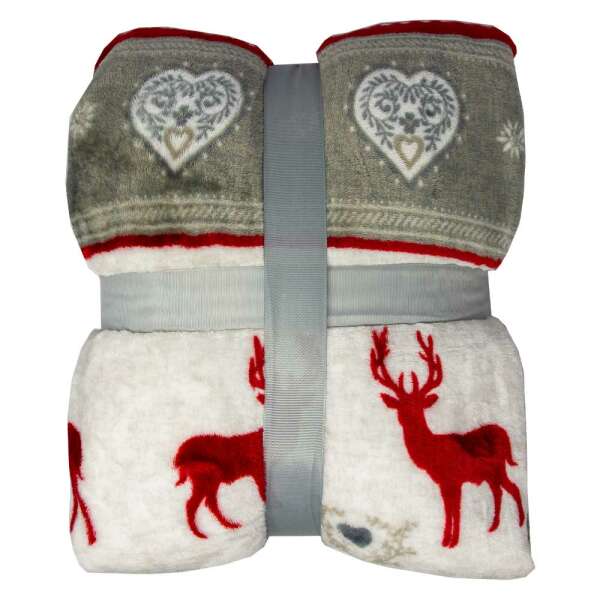 SCARLETT CLASSICS PRINTED FLEECE BLANKET | NV-789 - Image 