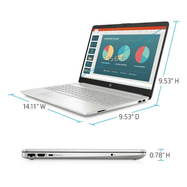 HP 15.6" TOUCHSCREEN LAPTOP INTEL i3 8GB 256SSD | 15-DW3013 - Image 