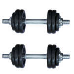 ADJUSTABLE CAST IRON DUMBBELLS SET OF 2 | 82050 - Image 