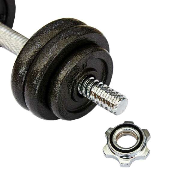 ADJUSTABLE CAST IRON DUMBBELLS SET OF 2 | 82050 - Image 