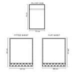LUXURY COLLECTION THREELINE FULL SHEET SET | VARIETY - Image 