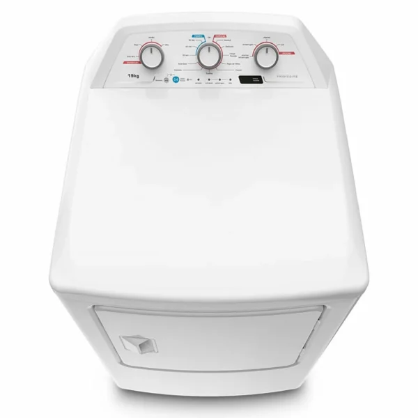 FRIGIDAIRE 19 KG WHITE FRONT LOAD COMPATIBLE DRYER 12 CYCLES | FDE19OMSSW - Image 