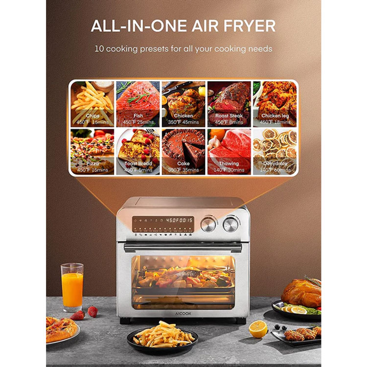 AICOOK 24QT AIR FRYER OVEN 12 FUNCTIONS FM9013 HSDS Online