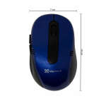 KLIP XTREME VECTOR  6-BUTTON WIRELESS OPTICAL MOUSE BLUE | KMW-330BL - Image 
