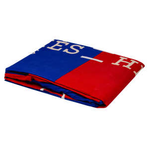 BEDSHEET WITH PILLOW CASE HERMES BLUE/RED | HIR-HERMES/ROOD/BLAUW