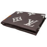BEDSHEET WITH PILLOW CASE LOUIS VUITTON GRAY WHITE | HIR-LV GRIJS-WIT - Image 