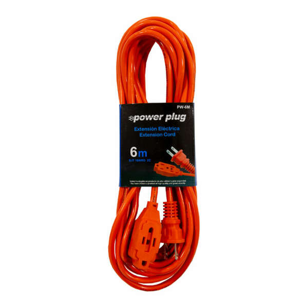 POWER PLUG EXTENSION CORD 6M | PW-6M - Image 1