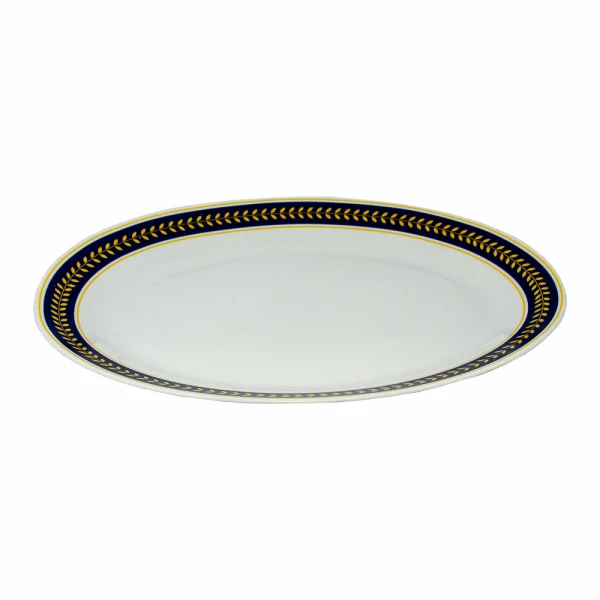 GLASS RICE PLATE 33CM | 02-RP13-IMPB - Image 1
