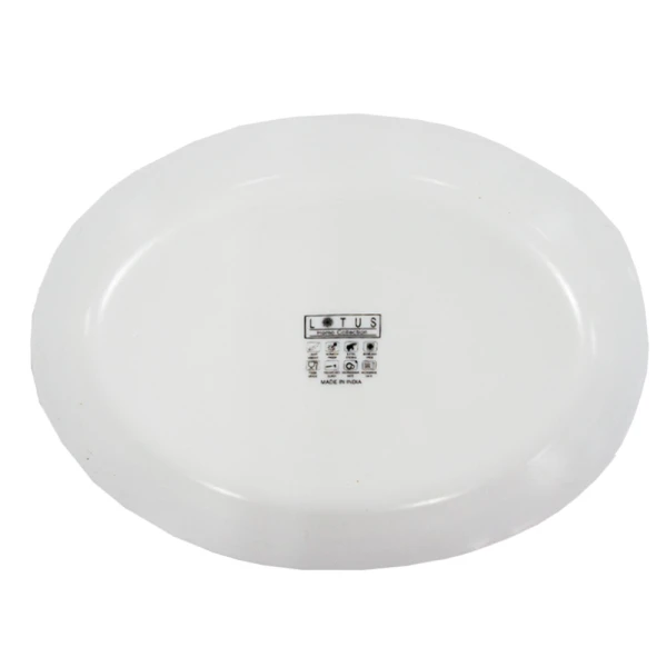 GLASS RICE PLATE 33CM | 02-RP13-IMPB - Image 