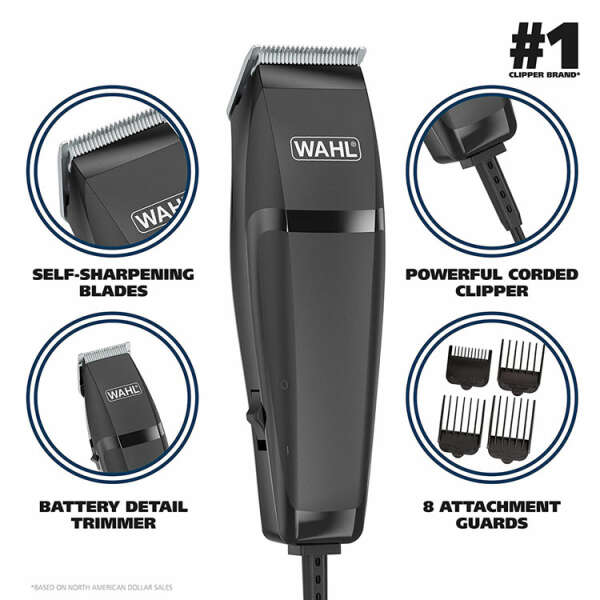 WAHL COMBO PRO 120/60 HAIR TRIMMER & TOUCH UP KIT | 79450-308 - Image 