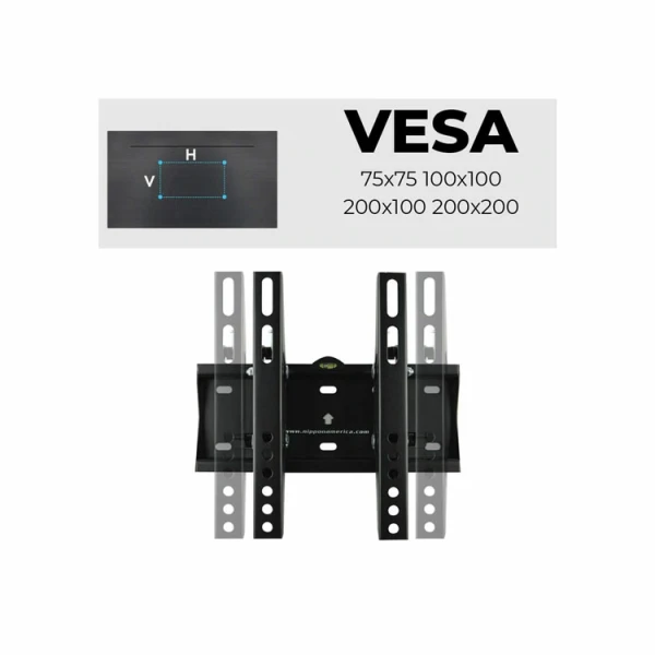 NIPPON AMERICA 14"-43" ECO TILT TV MOUNT | MTE-1443T - Image 