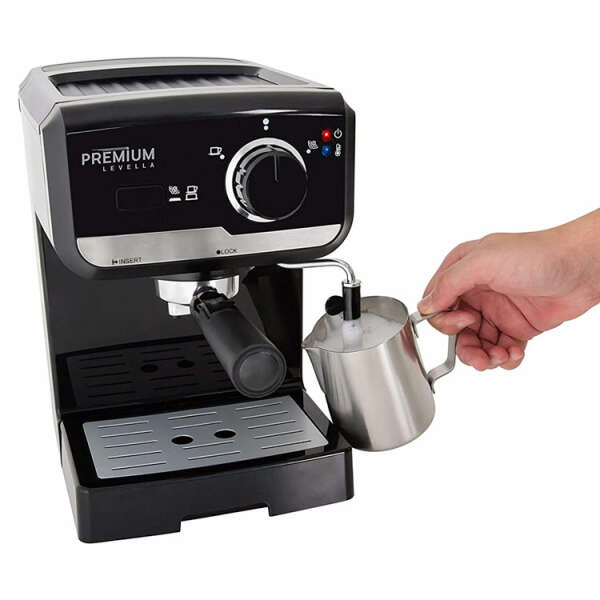 PREMIUM LEVELLA ESPRESSO MACHINE SILVER | PEM1505B - Image 