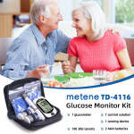 METENE BLOOD GLUCOSE MONITOR KIT | TD-4416 - Image 
