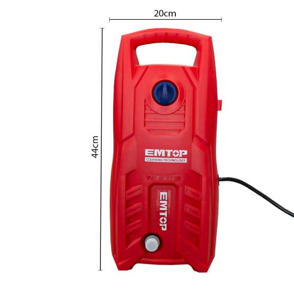 EMTOP HIGH PRESSURE WASHER 1400W 1900PSI | ULHPW1401 - Image 