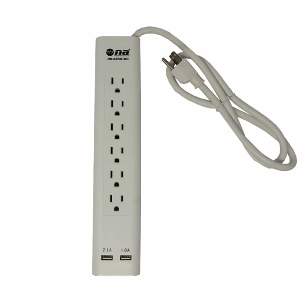 NIPPON AMERICA 6 OUTLETS WITH USB SOCKETS | 20-6450-31U - Image 