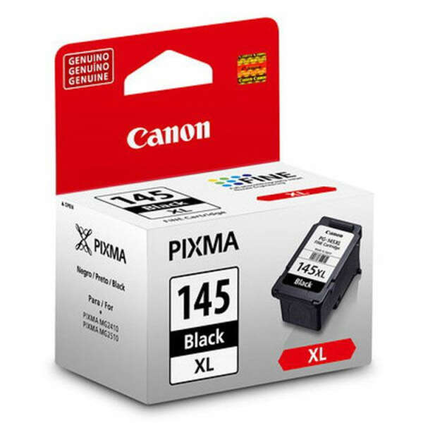 CANON INK CARTRIDGE BLACK 145 XL | PG-145XL - Image 