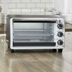 BLACK & DECKER BLACK CONVECTION TOASTER OVEN | TO1950SBD