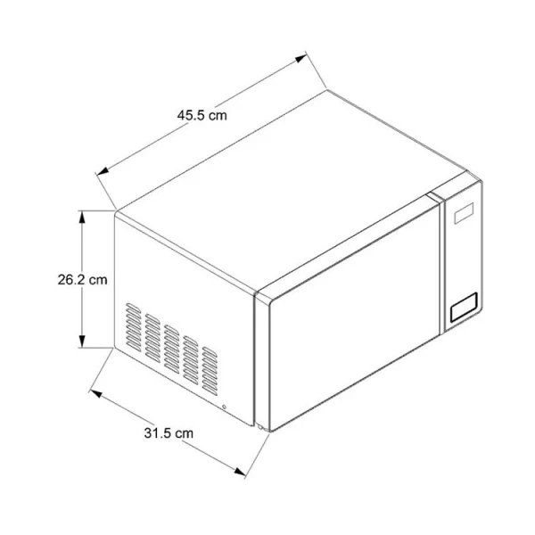WHIRLPOOL MICROWAVE 0.7 CUFT BLACK | WM1807B - Image 