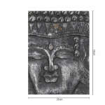DECORATIVE BUDDHA PANEL 24CM X 20CM | BALINJ460220 - Image 