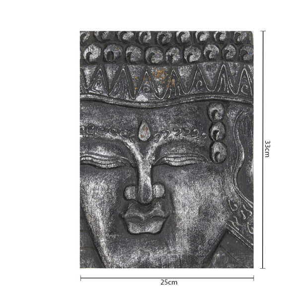 DECORATIVE BUDDHA PANEL 24CM X 20CM | BALINJ460220 - Image 