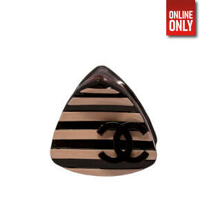 CHANEL PINK DARK BROWN HAIR CLIP | CH-PNKDB