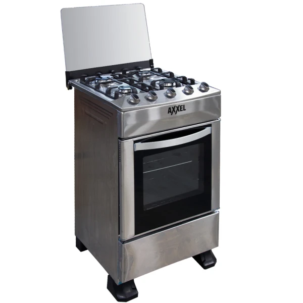 AXXEL 20" 4 BURNERS STAINLESS STEEL GAS RANGE | CNT-MARIA - Image 