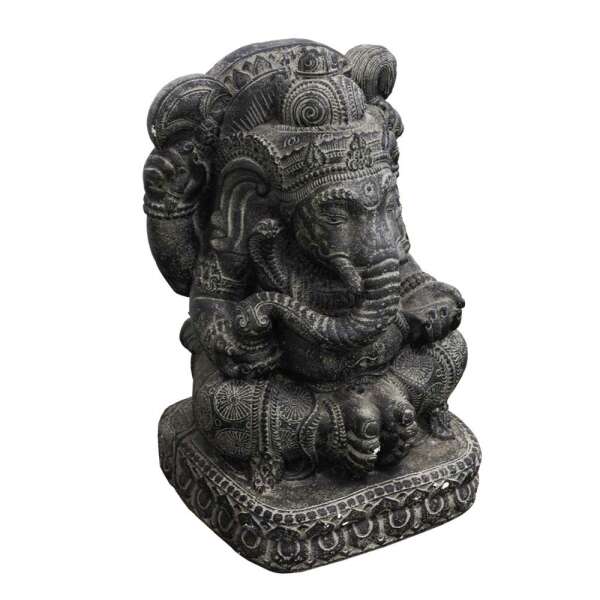 GANESHA SITTING STATUE 45CM | BALISB090422 - Image 