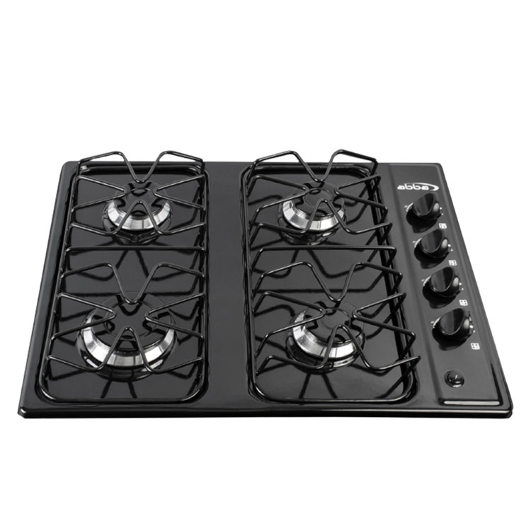 BLACK BUILT-IN GAS COOKTOP