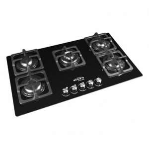 5 BURNER GAS COOKTOP GAS ON GLASS