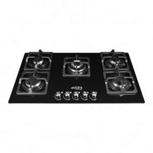 5 BURNER GAS COOKTOP GAS ON GLASS
