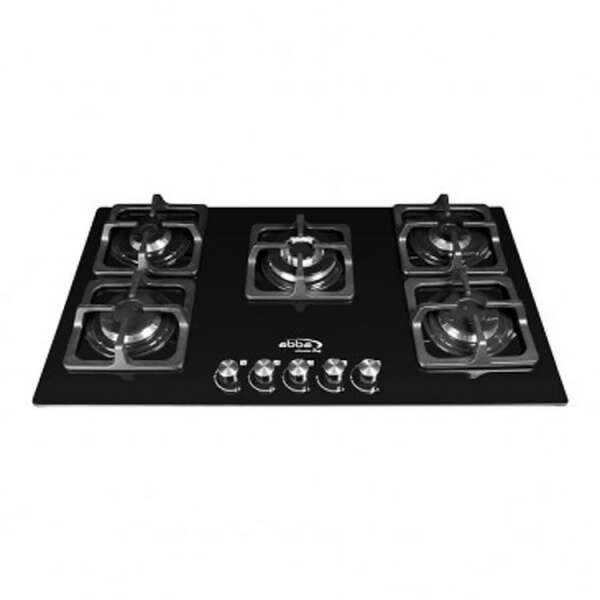 5 BURNER GAS COOKTOP GAS ON GLASS