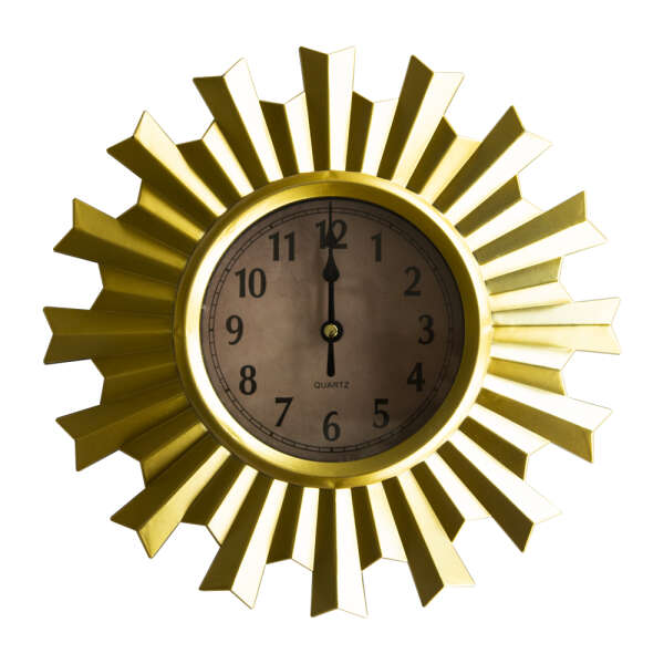 gold wall clock
